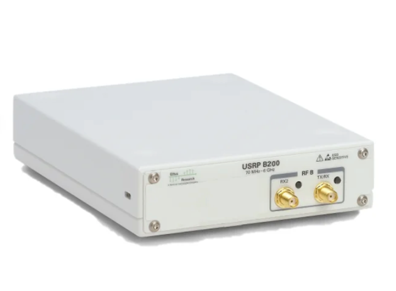 USRP B200 в корпусе, вид спереди